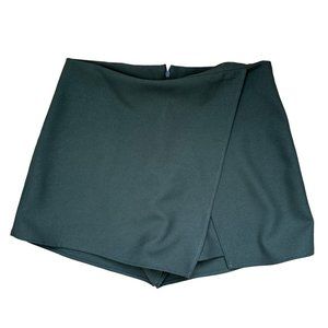 The impeccable Pig Womens Slit Skort Large L Green High Rise Stretch